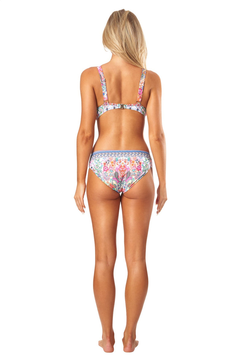 Eden Garden Printed Embellished Bikini 2pc Set