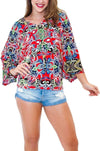 Bell Sleeve Tunic Tops - Resort Wear Tunics and Holiday Outfits - Hot Boho Resort & Swimwear