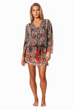 Eclectic Jungle Ethnic Style Summer Dress