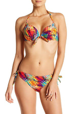 Sexy Multi Colored Halter Neck Bikini Set From Goga - Hot Boho Resort & Swimwear