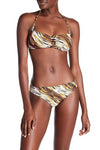 Tiger Women's Two Piece Triangle Bikini Set Swimwear - Animal Prints - Hot Boho Resort & Swimwear
