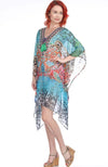 Women's Boho Caftan Kaftan Dress Cover up | Lounge Wear Caftans - Hot Boho Resort & Swimwear